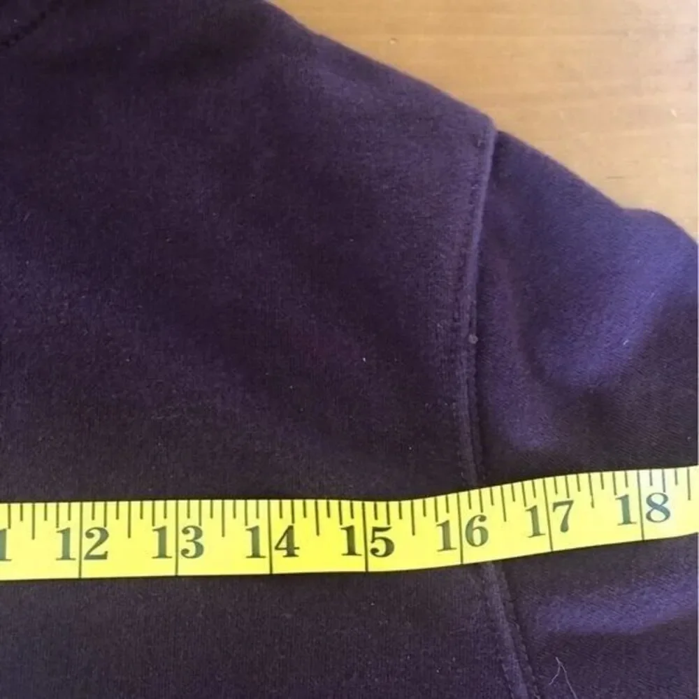 The North Face Men's‎ Maroon Small Fleece Lined Distressed Bear Hoodie Pullover